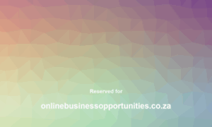 Onlinebusinessopportunities.co.za thumbnail