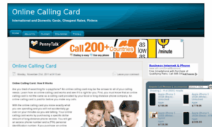 Onlinecallingcard.org thumbnail