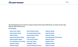 Onlinecargotracking.com thumbnail