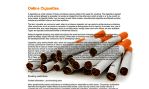 Onlinecigarettes.co thumbnail