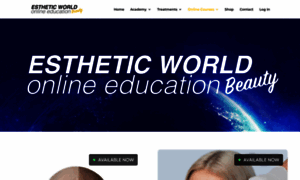 Onlinecourse.estheticworldbeauty.com thumbnail