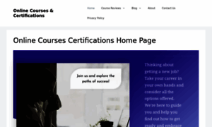 Onlinecoursescertifications.com thumbnail