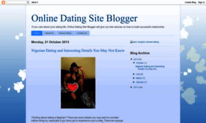 Onlinedatingsiteblogger.blogspot.co.uk thumbnail