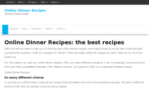 Onlinedinnerrecipes.com thumbnail