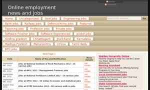 Onlineemploymentnews.co.in thumbnail