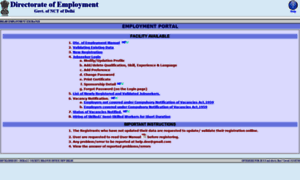 Onlineemploymentportal.delhi.gov.in thumbnail