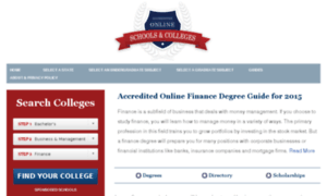 Onlinefinancedegree.com thumbnail