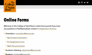 Onlineforms.strose.edu thumbnail