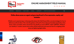 Onlineharassmentfieldmanual.pen.org thumbnail