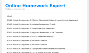 Onlinehomework.expert thumbnail