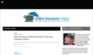 Onlineinsurancehelper.com thumbnail