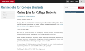 Onlinejobsforcollegestudent.com thumbnail