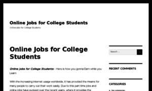 Onlinejobsforcollegestudents.org thumbnail