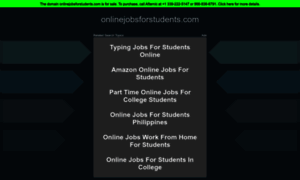 Onlinejobsforstudents.com thumbnail
