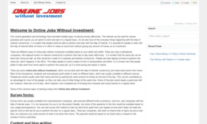 Onlinejobswithoutinvestment.in thumbnail