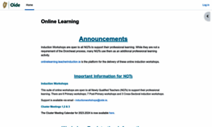 Onlinelearning.teacherinduction.ie thumbnail