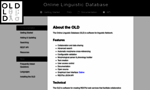 Onlinelinguisticdatabase.org thumbnail