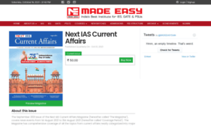 Onlinemagazine.madeeasy.in thumbnail