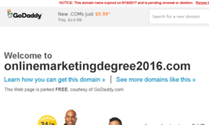 Onlinemarketingdegree2016.com thumbnail