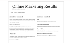 Onlinemarketingresults.nl thumbnail