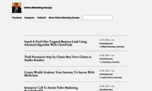 Onlinemarketingscoops.com thumbnail