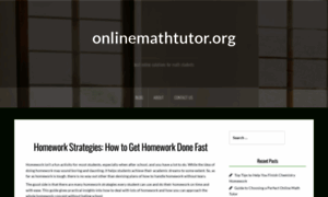 Onlinemathtutor.org thumbnail
