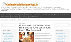 Onlinemovielzrasiganyogi.in thumbnail