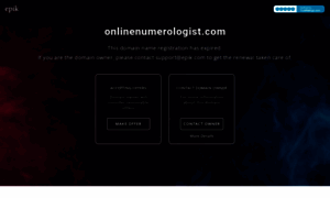 Onlinenumerologist.com thumbnail