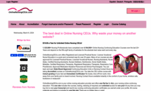 Onlinenursingceus.com thumbnail