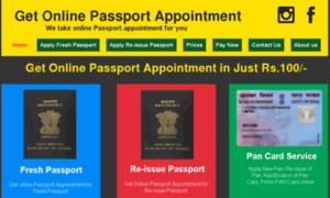Onlinepassportappointment.in thumbnail