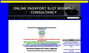 Onlinepassportslotbooking.in thumbnail