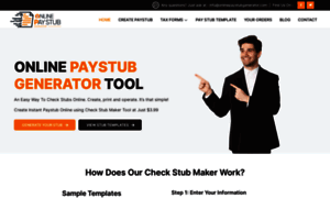 Onlinepaystubgenerator.com thumbnail