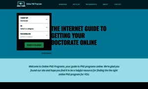 Onlinephdprograms.com thumbnail