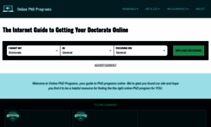 Onlinephdprograms.org thumbnail
