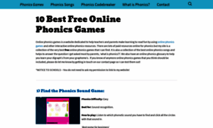 Onlinephonicsgames.com thumbnail