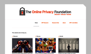 Onlineprivacyfoundation.org thumbnail