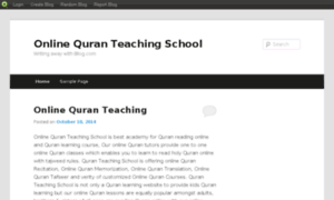 Onlinequranteachingschool.blog.com thumbnail