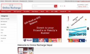 Onlinerechargecards.com thumbnail