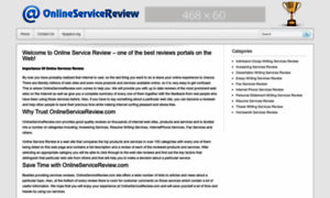 Onlineservicereview.com thumbnail