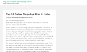 Onlineshoppinginindia.in thumbnail