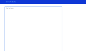 Onlinetexteditor.org thumbnail