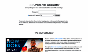 Onlinevatcalculator.uk thumbnail
