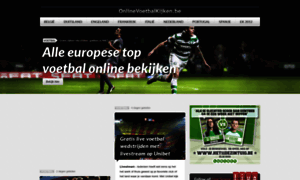 Onlinevoetbalkijken.be thumbnail