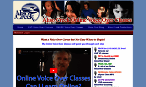 Onlinevoiceoverclasses.alisocreek.net thumbnail