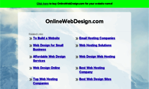 Onlinewebdesign.com thumbnail