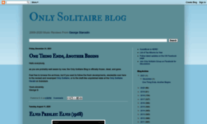 Only-solitaire.blogspot.dk thumbnail