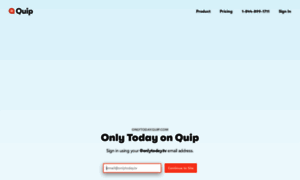 Onlytoday.quip.com thumbnail