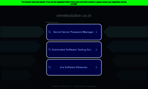 Onnetsolution.co.in thumbnail