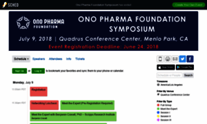 Onopharmafoundationsymposiu.sched.com thumbnail