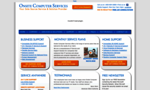 Onsitecomputerservices.net thumbnail